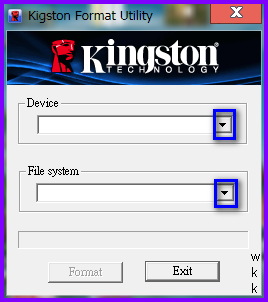 kingston format utility for mac